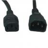 Rallonge d'alimentation C13 / C14 noire -  3,0 m