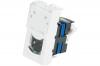 PLASTRON MOSAIC 45X45 1 PORT RJ45 CAT 5e STP