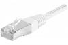 DEXLAN Cordon RJ45 CAT 6A F/UTP blanc - 3 m