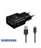 SAMSUNG CHARGEUR SECTEUR FAST CHARGE + CABLE MICRO USB ( � utiliser avec : S4/S5/S6/S7/A5(2016)/Y5/Y5(2018)/Y6(2017)/Y7(2018)/PSMART2019)/Y5(2019) / Redmi 9C
