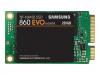 SAMSUNG 860 EVO MZ-M6E250BW DISQUE SSD CHIFFRE 250 GO INTERNE MSATA SATA 6 GB/S, MEMOIRE TAMPON: 512 MO AES 256 BITS TCG OPAL ENCRYPTION 2.0
