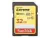 CARTE MEMOIRE FLASH SANDISK EXTREME 32GO VIDEO CLASS V30 UHS CLASS 3